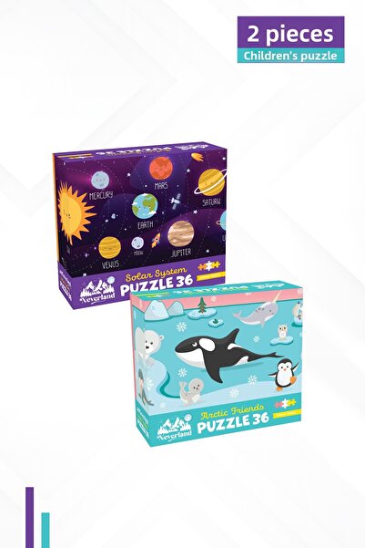 Neverland 2 Pieces 36 Parts - Solar System (Sun System) and Arctic Friends (P...
