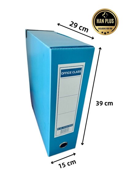 HAN PLUS Archive and Project Box 29X36X15 cm - Blue 25 Pieces