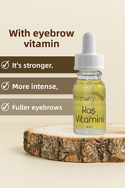 BROWWAUW Revitalizing & Anti-Loss Eyebrow Vitamin - Special Herbal Intensive Formula (Contains 20 Oil)
