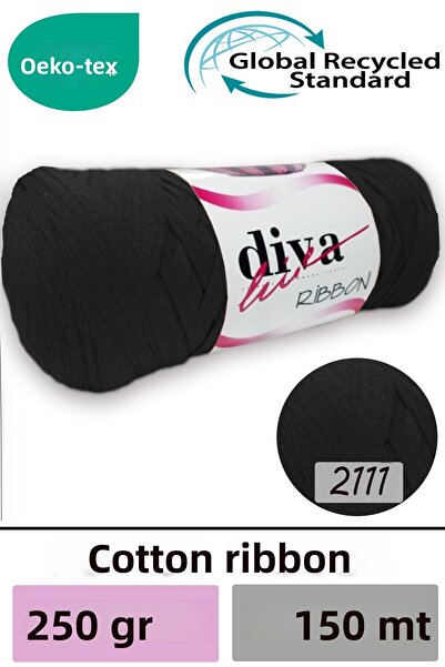 Diva İplik Κορδέλα Diva 2111 Μαύρη
