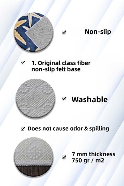 Homefesto Decorative Modern Design Non-Slip Base Double Set Bath Mat & Toilet Seat Set-2 Pieces