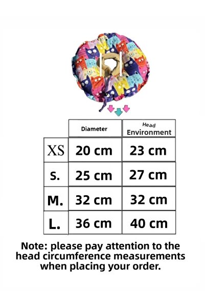 Petris Cat and Dog Neck Collar-Elizabeth Collar Operation Neck Collar-Cat Neck Pillow (Astronauts)