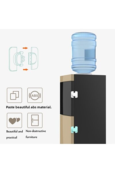 Rabelix Online Marketing 2 Pieces Baby Refrigerator Water Dispenser Safety Lock Baby Window Cabinet and Drawer Safety Lock