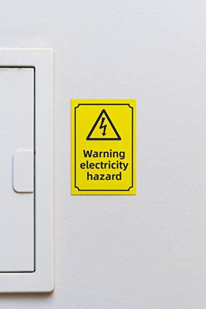 çokaş Electrical Hazard 2-Pack Forex Warning Sign