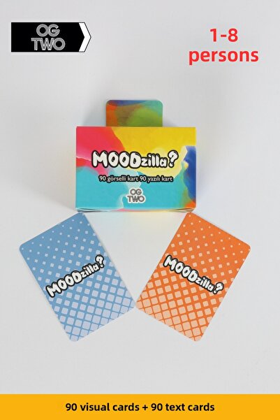 OGTWO Moodzilla New Year's Box Game - Which Mood Is Which Mode? What Fun Family Group Friend Card Game