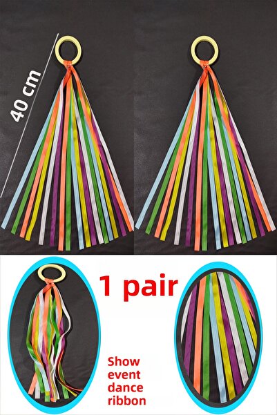 Leiste زوج واحد من شريط الرقص الإيقاعي بألوان قوس قزح للجمباز الراقص، نشاط يو...
