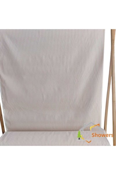 DÜŞLER EV TEKSTİLİ Frequent Striped Pattern Water and Stain Repellent Panama Linen Small-Scale Premier Duck Fabric Cloth 100X180