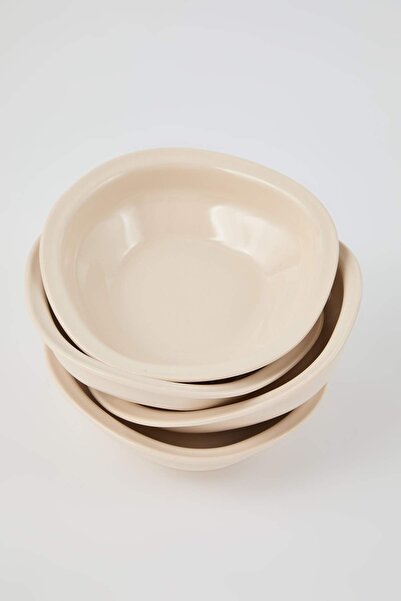 TRENDYOLMİLLA HOME 4-Piece Amorphous Shaped Ceramic Bowl Set Tphaw26Tbk00006