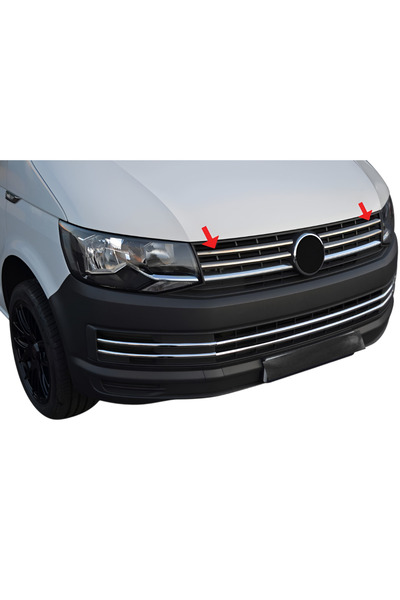 ACK Dizayn VOLKSWAGEN TRANSPORTER T6 2015-2019 ARACA ÖZEL KROM ÖN PANJUR A+