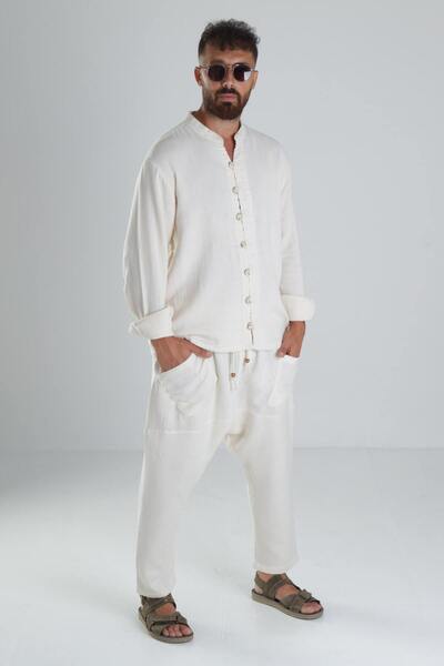 COCOPELLI Design Beige Muslin Shalwar Suit