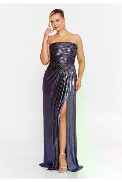 MAXXE 6044SIM STRAPTEZ LAME ELBİSE