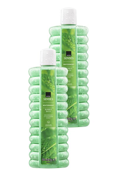 AVON Senses Water Mint Nane ve Salatalık Kokulu Banyo Köpüğü 1 Lt. İkili Set