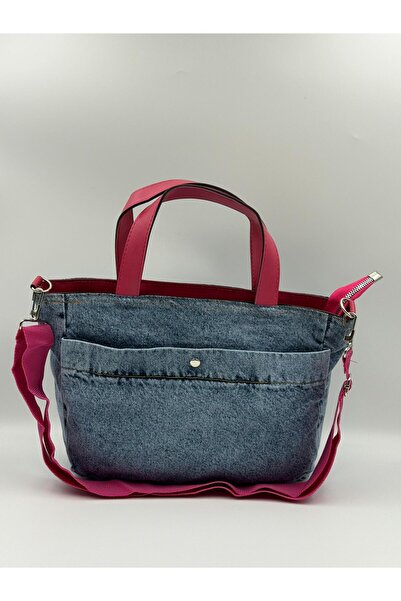 Crystal Life Τζιν Γυναικεία Τσάντα Ώμου & Χειρός – Με Αποσπώμενο Λουράκι