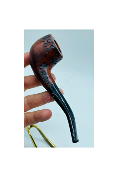 Pipsan 9mm Metal Filtreli Gülağacı Pipo No:203