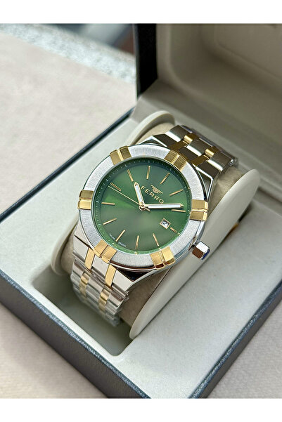 FERRO Sarı ve Gümüş Çelik Kordon Erkek Kol Saati F11484A-D6