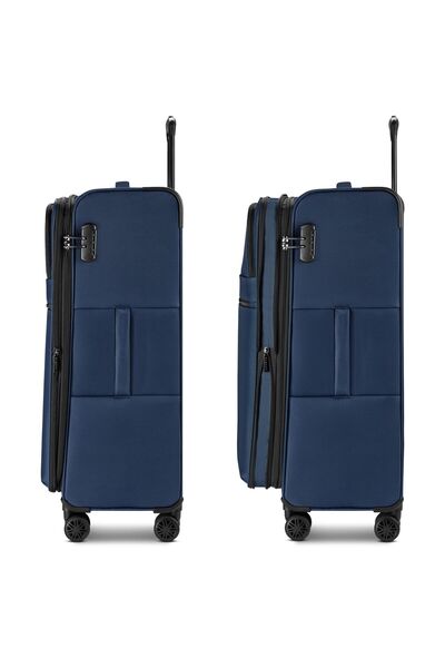 BUGATTI Valencia Soft 4 Rollen Trolley L 75 cm mit Dehnfalte