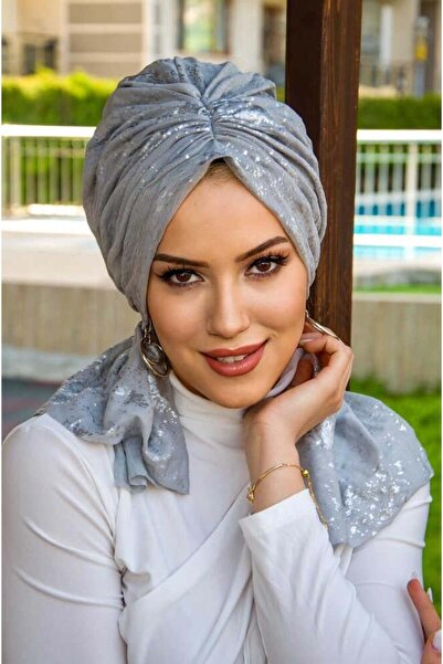 Aişe tesettür Καπέλο με ασημένια αγκράφα