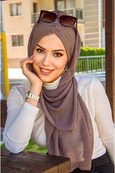 Aişe tesettür Mink Butterfly Bonnet Shawl