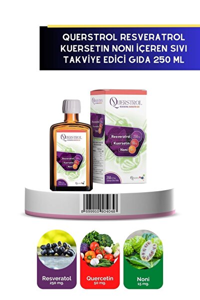 querstrol Resveratrol Kuersetin Içeren Sıvı 250 ml