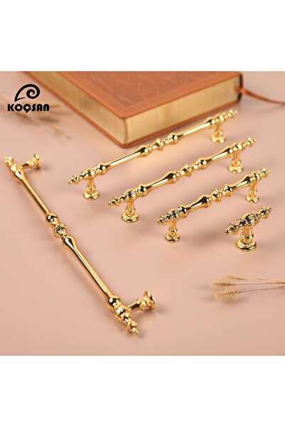 KOÇSAN Crescent Gold 160 mm Handle Luxury Country Kitchen Furniture Cabinet Drawer Handle