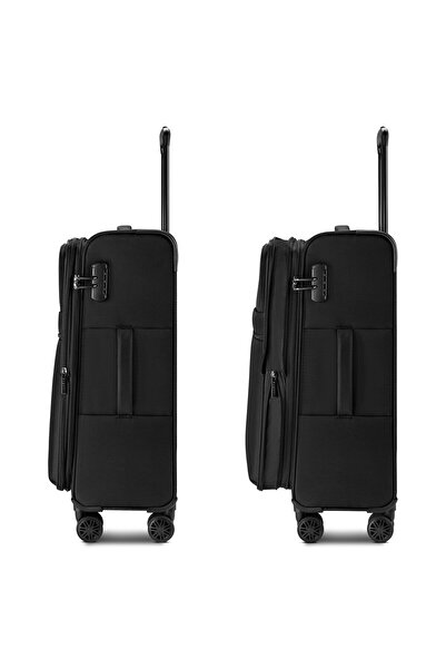 BUGATTI Valencia Soft 4 Rollen Trolley M 65 cm mit Dehnfalte