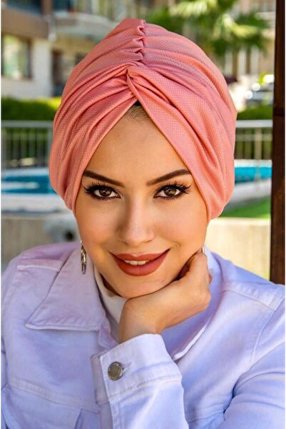 Aişe tesettür Στιγμιαία προετοιμασμένη κουκούλα με κόμπο σε σκόνη