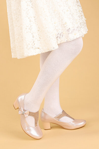 Kiko Kids Cherish Günlük Kız Çocuk 4 Cm Topuklu Abiye Ayakkabı