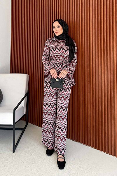 Melike Tatar Πλεκτό Σετ Ζικ Ζακ 32-3605