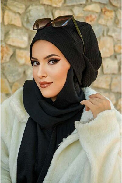 Aişe tesettür Black Hijab Beanie