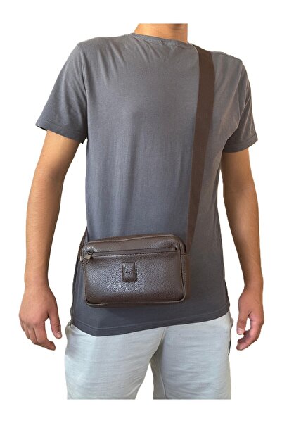 BYZ حقيبة كروس، حقيبة كتف، حقيبة يد، حقيبة بنية اللون مع حزام قابل للتعديل 22...