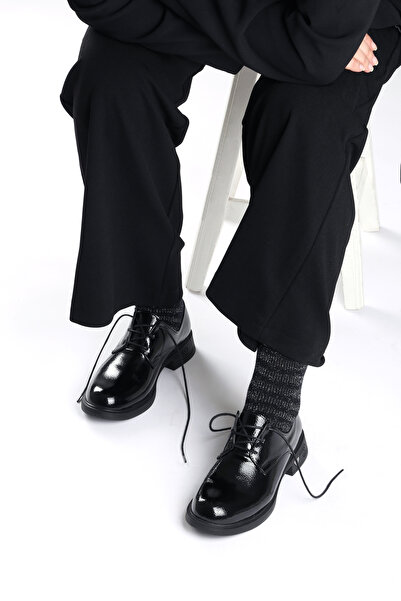 Pierre Cardin Women's Black Oxford Shoes Pc-55225