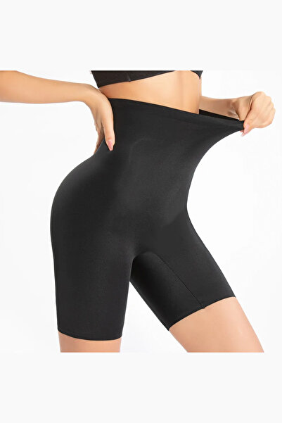 ALEXANDER HUD Modelator de corp, care nu lasă urme, subțiere, tăiere cu laser, anti celulită, pantaloni scurți, corset negru pentru femei