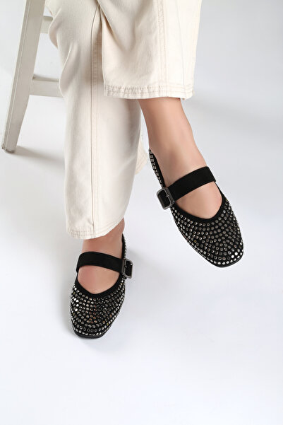 Pierre Cardin Siyah Zımbalı Babet PC-55213