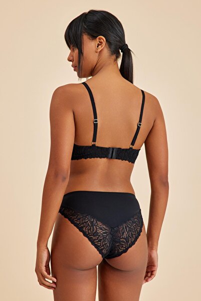 Amarelle Chiloți Luna din dantelă neagră