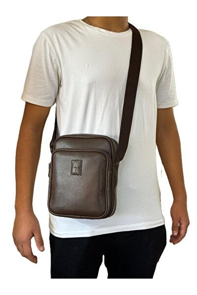 BYZ حقيبة كروس، حقيبة كتف، حقيبة يد، حقيبة بنية اللون مع حزام قابل للتعديل 19...