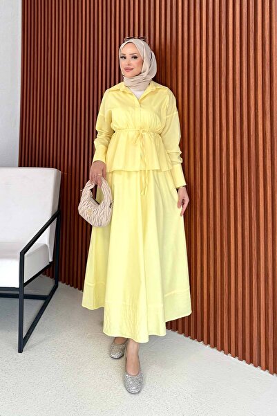 Melike Tatar Poplin Skirt Suit 32-2225-1