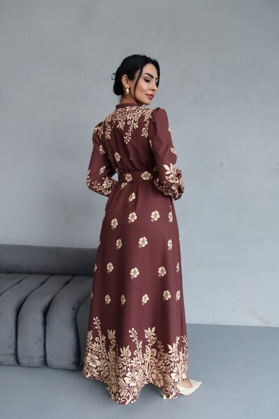 suphias Atlas Fabric Dress (Belt Included)