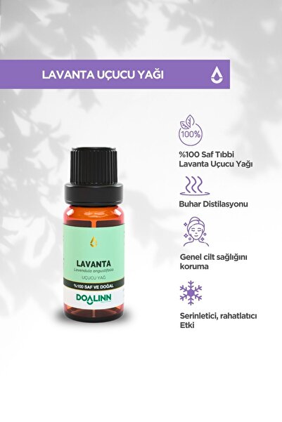 Doalinn Lavanta Uçucu Yağı (Lavandula angustifolia) 10 ml.