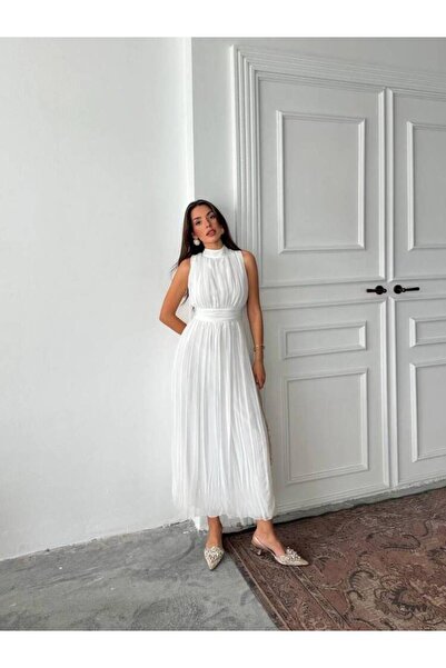 MAXMOOR Darcia Elbise Beyaz- 2902