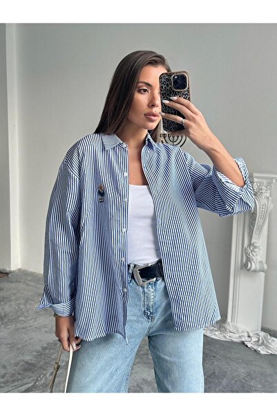 mydukkan.co قميص مخطط مطرز الدب