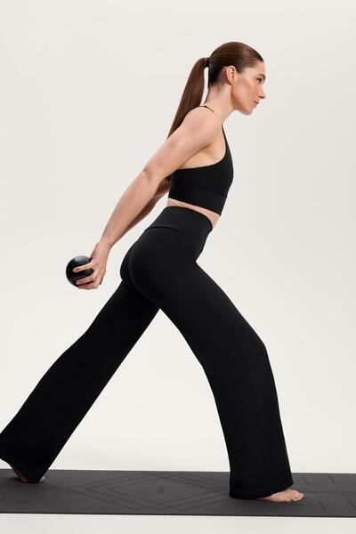 Oysho Comfortlux high rise düz kesim pantolon