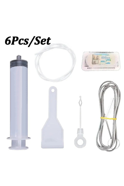 Choice 6 قطع 5/6 قطع مزيل انسداد فتحة تصريف الثلاجة فرشاة فتحة الثلاجة منظف منفذ المياه للمنزل