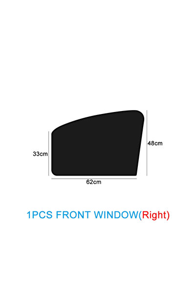 Choice 1 قطعة نافذة السيارة اليمنى المغناطيسية واقية من الشمس ستائر حماية من ...