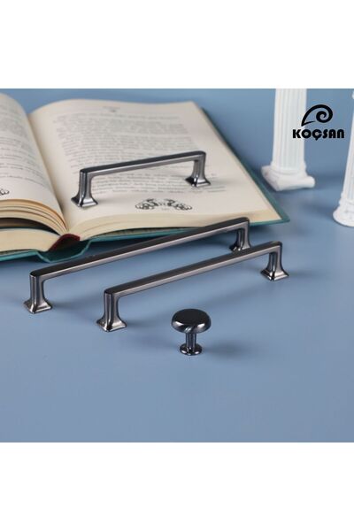 KOÇSAN Vera Mat Füme 224 мм Ручка для шафи, розкішна ручка для кухонної шафи ...