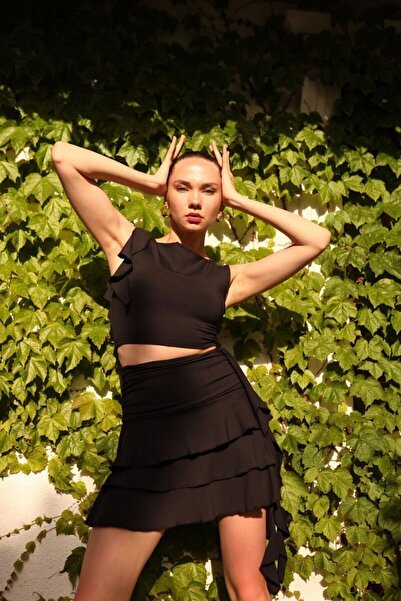 La Sarta Mira Black Lower-upper Set