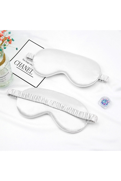 Choice White Imitated Silk Eye Patch Shading Sleep Eye Mask Eyepatch Travel Relax Cover Eyeshade Health Sle