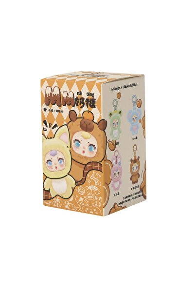 Miniso عشوائيًا، سلسلة مفاتيح جديدة لطيفة على شكل حلوى حليب، صندوق أعمى غامض، مفتاح سيارة، حقيبة ظهر، قلادة