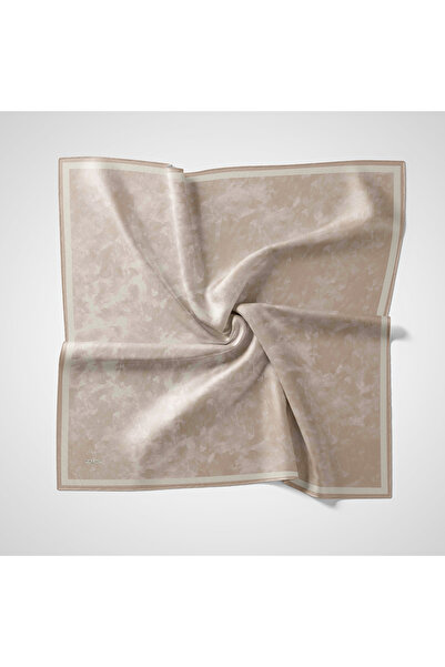 PİRAMİT Naturel Desenli Eşarp