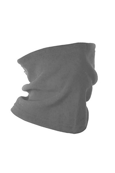 Özpak Anthracite Gray Fleece Neck Collar Beanie