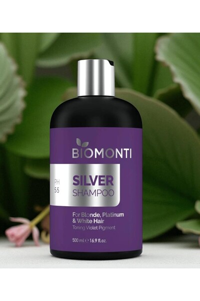 BİOMONTİ Silver Mor Şampuan 500 Ml